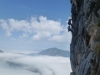 Spektakuläre Übung im berüchtigten Seewand-Klettersteig