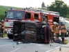 Spektakulärer Auto-Überschlag in Regau