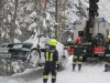 St. Agatha: Unfall durch Schneeglätte - in Straßengraben gestürzt
