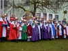 Sternsinger im Salzkammergut unterwegs