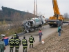 Steyrermühl: Betonmischer kippte zur Seite