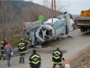 Steyrermühl: Betonmischer kippte zur Seite