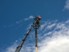 Sturm knickt Ohlsdorfer Maibaum- Wipfel