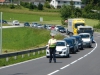 Altmünster: auf der B145 frontal gegen Lastwagen gedonnert