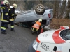 Unfall auf Westautobahn - Verkehrsschild durchschlagen