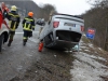 Unfall auf Westautobahn - Verkehrsschild durchschlagen