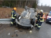 Unfall auf Westautobahn - Verkehrsschild durchschlagen
