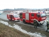 Unfall auf Westautobahn - Verkehrsschild durchschlagen