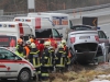 Unfall auf Westautobahn - Verkehrsschild durchschlagen