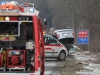 Unfall auf Westautobahn - Verkehrsschild durchschlagen