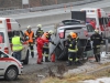 Unfall auf Westautobahn - Verkehrsschild durchschlagen