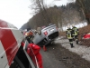 Unfall auf Westautobahn - Verkehrsschild durchschlagen