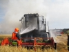 Vöcklabruck: Mähdrescherbrand im Stadtteil Kirchholz