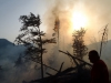 Waldbrand im Weißenbachtal