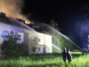 Wohnhaus in Vollbrand