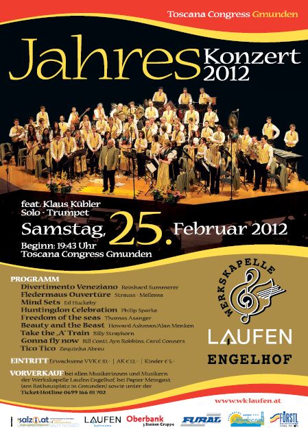 Jahreskonzert der Werkskapelle Laufen Gmunden – Engelhof