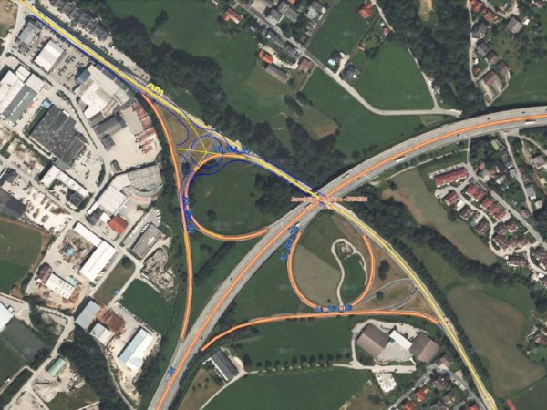 Spatenstich leitet Baubeginn für den Kreisverkehr an der A1 Anschlussstelle Mondsee ein | Grafik: Land OÖ