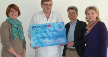 Soroptimisten Club Traunsee spendet €2.000,- der Hospizbewegung Soroptimisten Club Traunsee spendet 2000 Euro