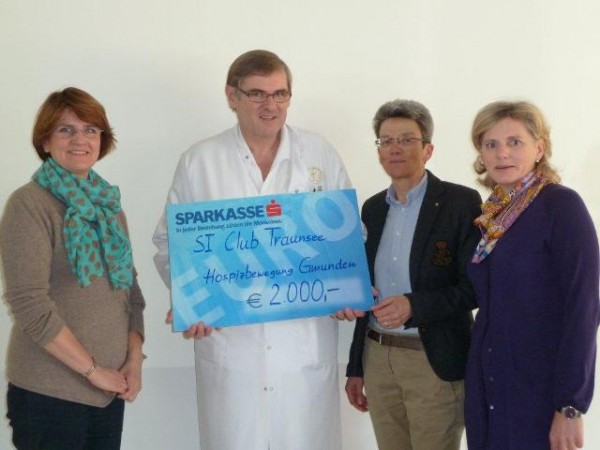 Soroptimisten Club Traunsee spendet 2000 Euro