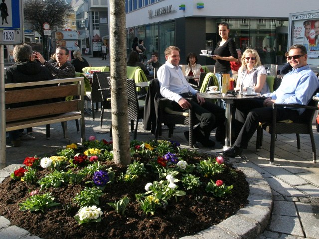 Das Warten hat ein Ende, Frühlingserwachen am Stadtplatz Vöcklabruck