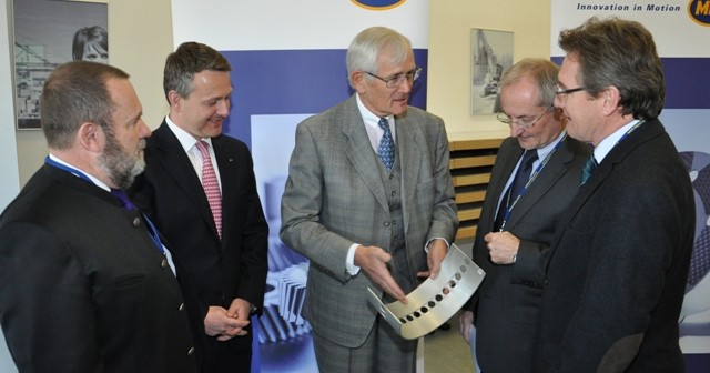 Die Hauptakteure des AHS-Direktorentages bei der Miba AG | Foto: WKO