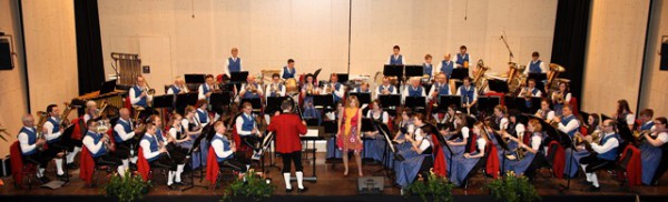 Musikverein Ohlsdorf beim diesjährigen Frühjahrskonzert
