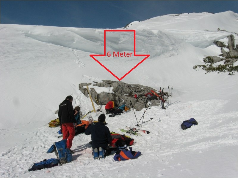 Schitour endete im Krankenhaus – „Plötzlich stürzten wir 6 Meter in die Tiefe“