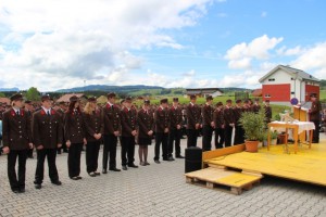 Florianifeier des Feuerwehrabschnittes Mondsee in Oberhofen am Irrsee