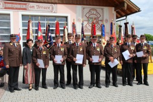 Florianifeier des Feuerwehrabschnittes Mondsee in Oberhofen am Irrsee