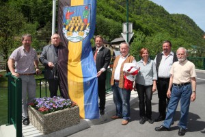 Bad Ischl: Lauffen bekommt neue Marktfarben - Fahne gehisst