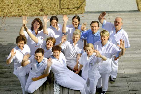 Die Pflegekräfte des LKH Gmunden sorgen stets mit vollem Einsatz für das Wohl der PatientInnen