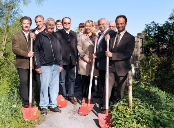 Spatenstich für neuen Agersteg erfolgt!