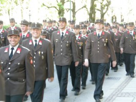 Bad Ischl: 140 Feuerwehrmänner bei Florianifeier