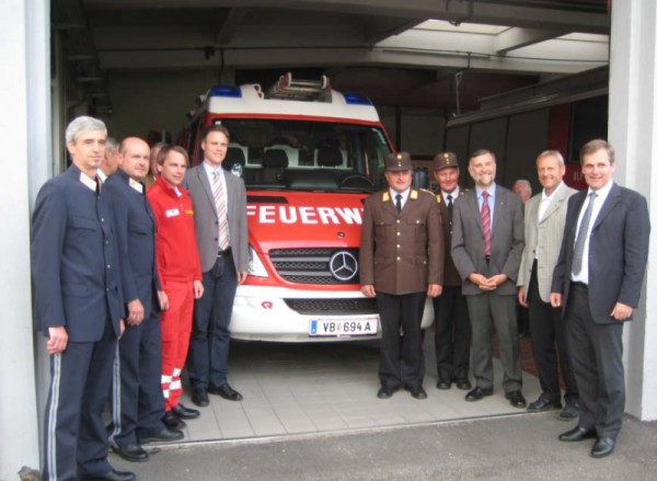 Neues Kleinlöschfahrzeug für die Betriebsfeuerwehr der Lenzing AG