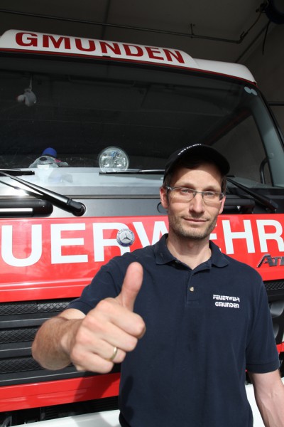 Mit der Startnummer 122 zum schnellsten Feuerwehrmann von Gmunden