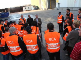 Junge Wirtschaft zu Gast bei der SCA Graphic Laakirchen AG