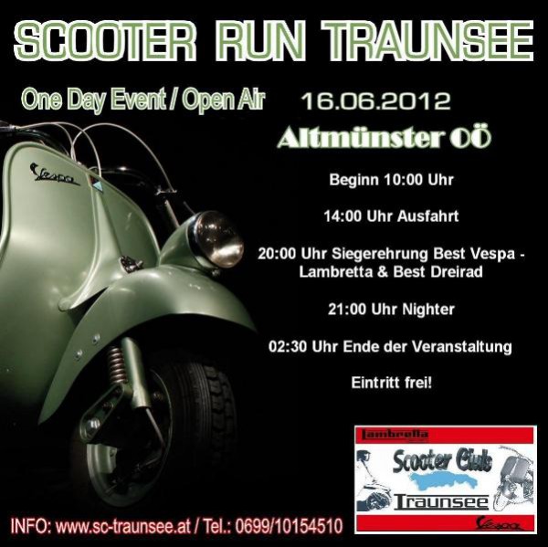 3. SC Traunsee Vespa & Lambretta Treffen in Altmünster