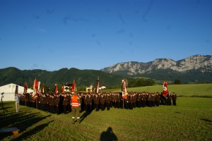100-jähriges Gründungsfest der Feuerwehr Parschallen-Aich in Nußdorf am Attersee