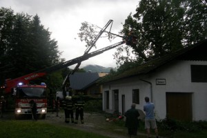 Zahlreiche Unwettereinsätze in Bad Ischl