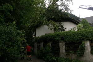 Zahlreiche Unwettereinsätze in Bad Ischl