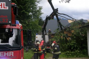 Zahlreiche Unwettereinsätze in Bad Ischl