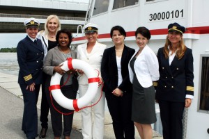 "Schifffahrt ist weiblich": Österreichs Kapitäninnen unterstützen Almaz Böhm