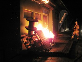 Bad Ischl: zwei Containerbrände in einer Nacht