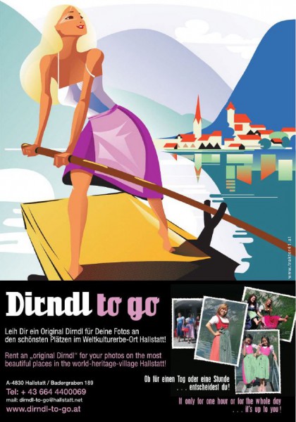 "Dirndl to go" ist der neue Renner in Hallstatt