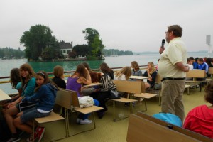 Hauptschüler auf Attersee-Erkundungstour