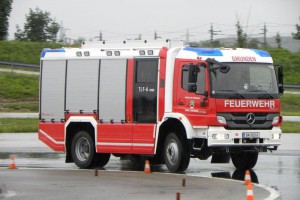 Fahrsicherheitstraining für die Gmundner Feuerwehr