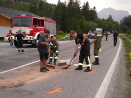 Bad Aussee: Unfall auf der B145