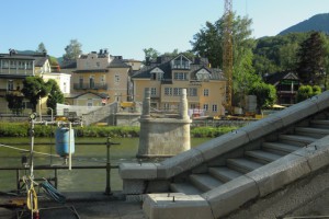 Bad Ischl: Kreuzersteg innerhalb weniger Stunden abgebaut