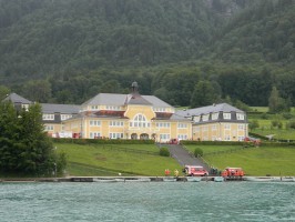 Großübung am Wolfgangsee - Brand im Ferienhort Ried