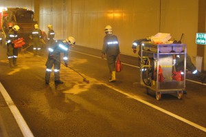 St. Georgen: Unfall im Umfahrungstunnel